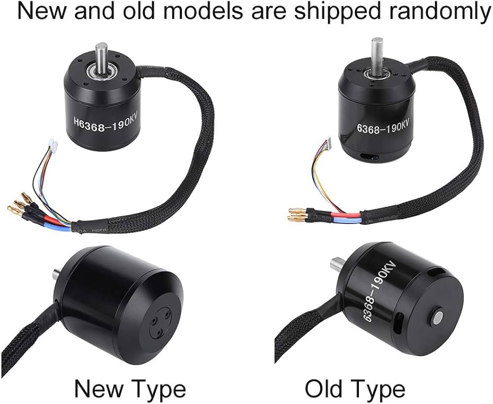 Amazon.co.jp: Lybunair 6368 190KV ブラシレスセンサーモーター高性能